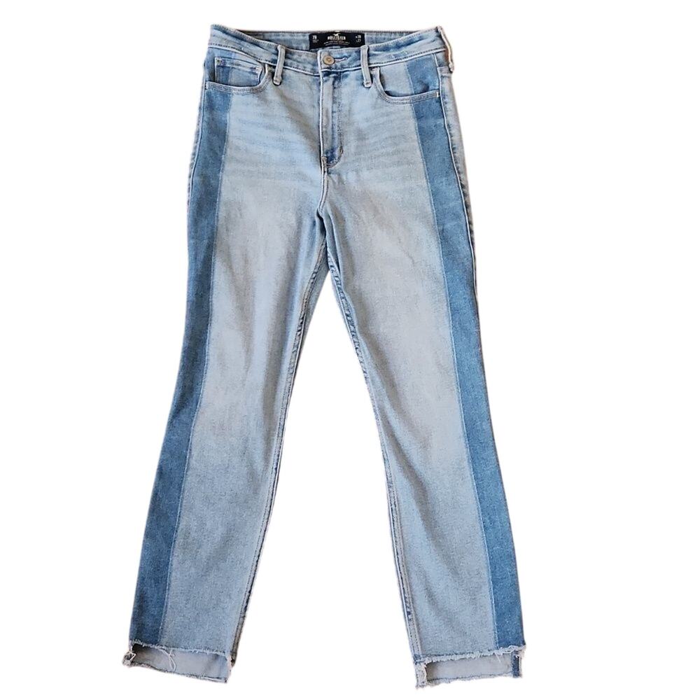 Hollister Juniors 7 Ultra High Rise Skinny Ankle Soft Stretch Blue Denim jeans